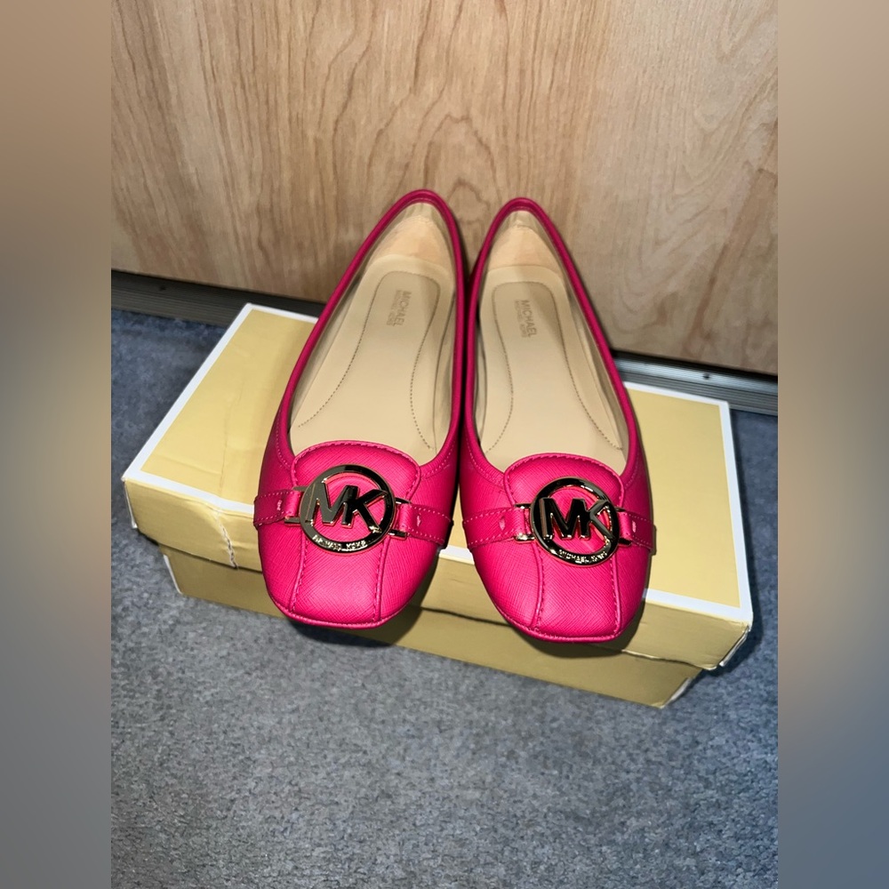 Michael Kors-Fulton Faux Saffiano Leather Moccasin